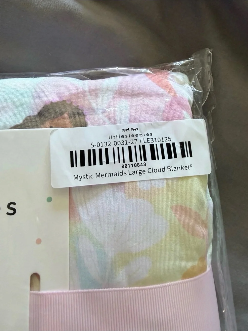 Little Sleepies - Mystic Mermaids Large Cloud Blanket
